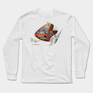 monster radio machine designs Long Sleeve T-Shirt